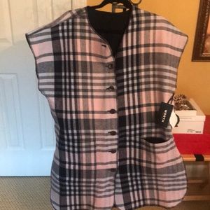 Worth reversible poncho